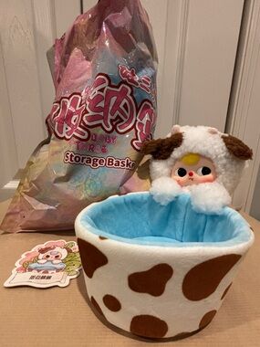 Baby Three - Storage Basket - Cow